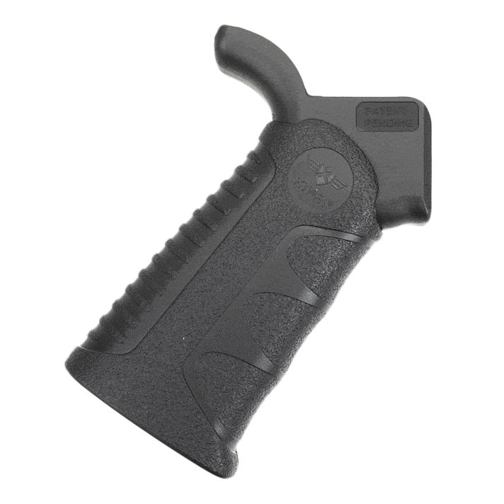 Xtech Tactical XTT117BLKATG2.0Adjustable Tactical Grip Black Polymer Fits AR-15