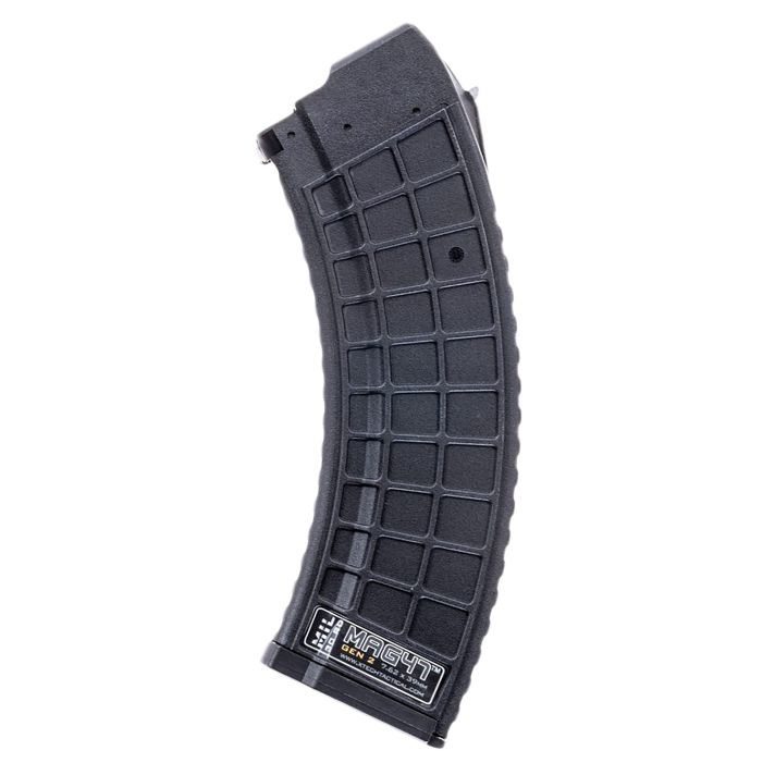 Xtech Tacitcal XTT1152BLKMIL Gen230rd Waffle 7.62X39 Fits AK-47 Black Stainless Steel