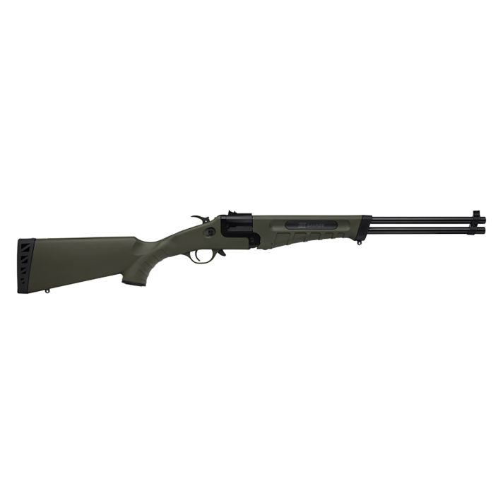 Savage Arms 23001 42 Takedown Full Size 22 WMR/410 Gauge 1rd 20" Black Satin Sporter Barrel, Satin Black Carbon Steel Receiver, OD Green Fixed Synthetic Stock, Ambidextrous
