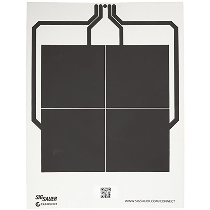 Sig Sauer SCT356 T300 Replacement Target 4 Square Hanging Black/White
