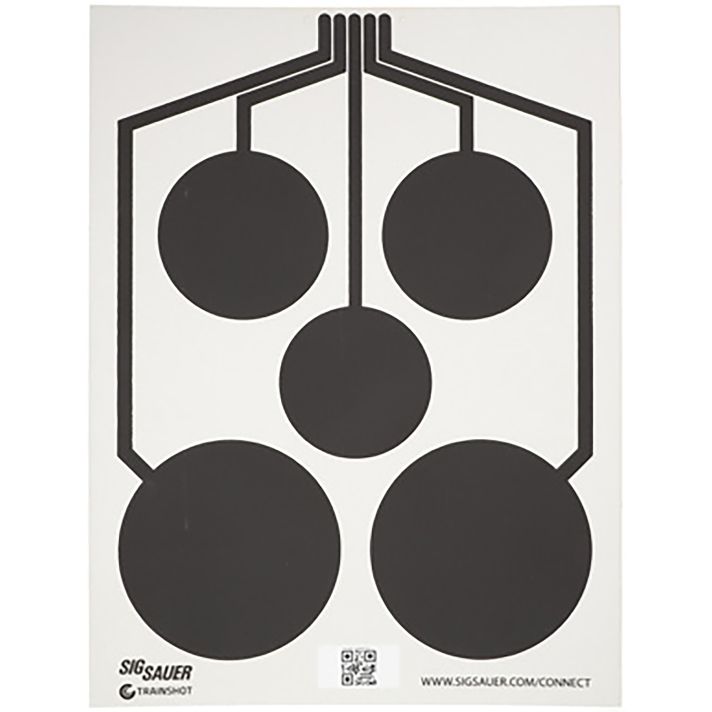Sig Sauer SCT357 T300 Replacement Target Multi Zone Hanging Black/White