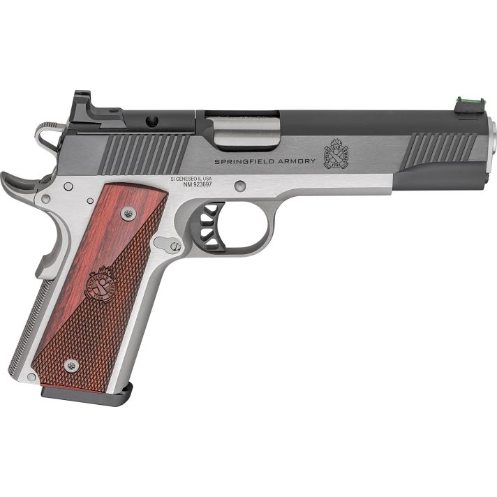 Springfield Armory PX9120LAOS 1911 Ronin 45 ACP 8+1 5" Stainless Steel Barrel Optic Ready Blued Slide Crossed Cannons Checkered Grip