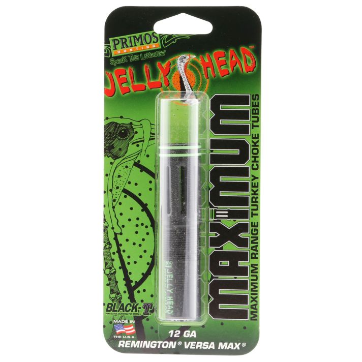 Primos 69410 JellyHead MaximumRemington Versa Max 12 Gauge Turkey Ported Steel Black-T Coating