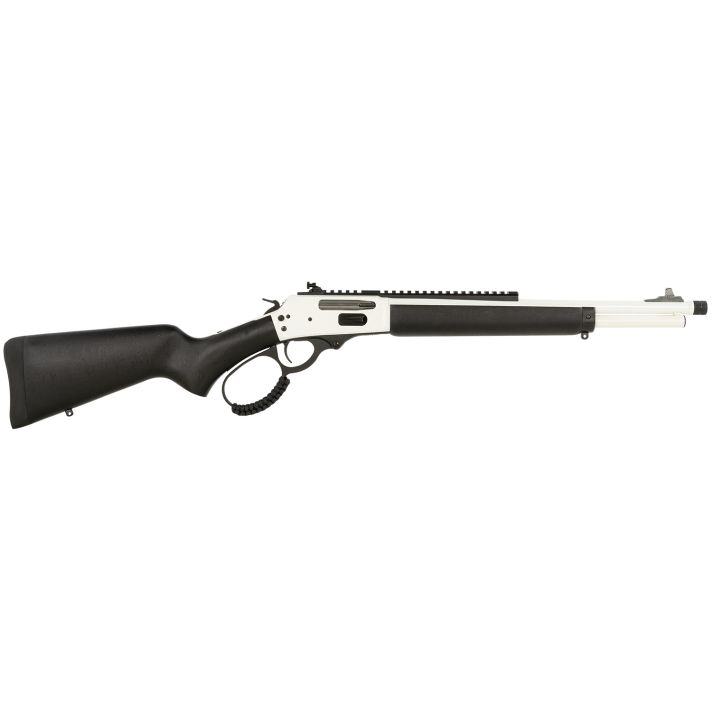 Rossi 95303016W R95 Trapper 30-30 Win 5+1 16.50" White Cerakote Threaded Barrel, White Cerakote Picatinny Rail Stainless Steel Receiver, Fixed Black Polymer Stock