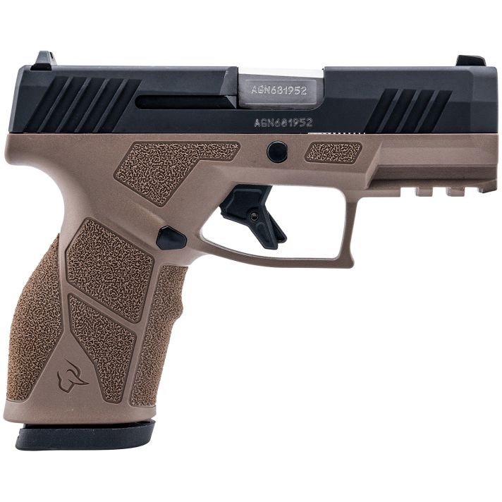 Taurus 1-GX2931B GX29mm 13+1 3.37" Matte Stainless Steel Barrel, Matte Black Serrated Stainless Steel Slide, Brown Polymer Frame w/Picatinny Rail, Polymer Grip