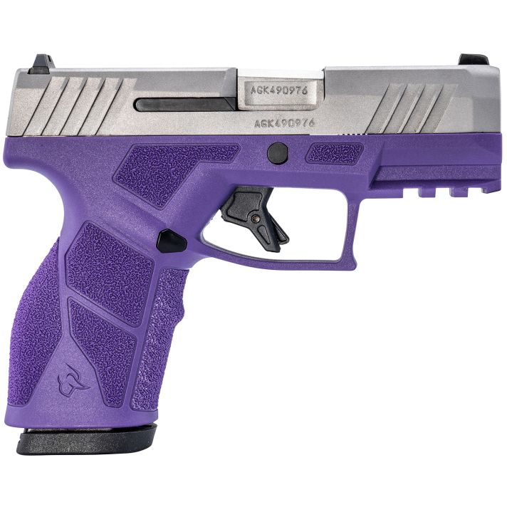 Taurus 1-GX2939DP-10 GX29mm 10+1 3.37" Matte Stainless Steel Barrel, Matte Serrated Stainless Steel Slide, Dark Purple Polymer Frame w/Picatinny Rail, Polymer Grip