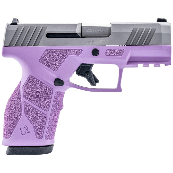 Taurus 1-GX2939LP GX29mm 13+1 3.37" Matte Stainless Steel Barrel, Matte Serrated Stainless Steel Slide, Light Purple Polymer Frame w/Picatinny Rail, Polymer Grip