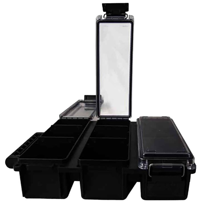 Berry's 68911 Tri-Can Triple Ammo Can Black Plastic