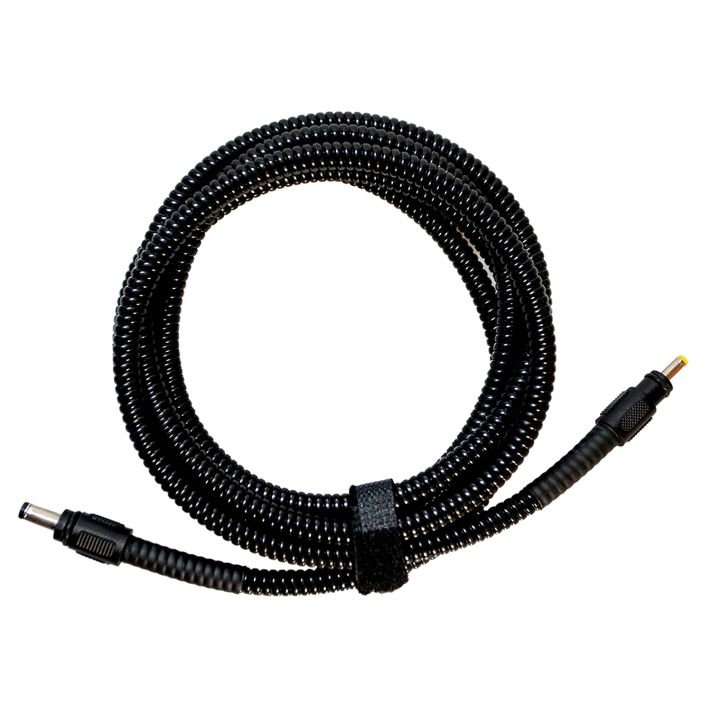 Tactacam/reveal RACABLEV1 Armored Solar CableBlack Fits Reveal Solar Panel 6.5 ft Long