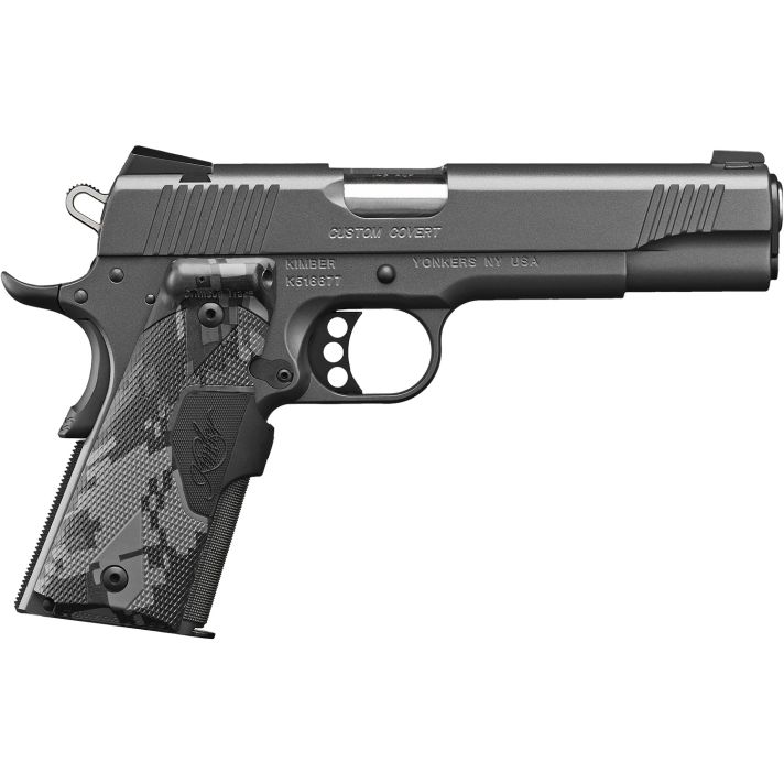 Kimber Mfg.,inc 3000235 Custom45 ACP 7+1 5" Stainless Front Serrations Charcoal Gray/KimPro II Slide Charcoal Gray/KimPro II Crimson Trace Urban Camouflage Grip