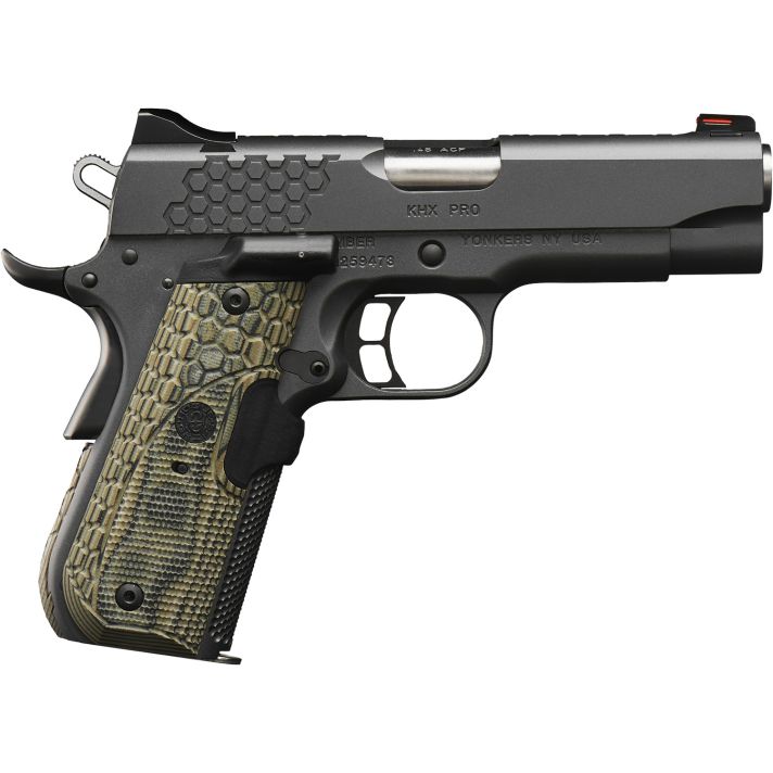 Kimber Mfg.,inc 3000361 KHX Pro 45 ACP 7+1 4" Stainless Steel Slide Gray KimPro II G-10 Grip