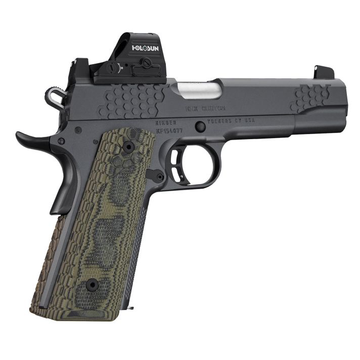 Kimber Mfg.,inc 3000434 KHX Custom (OI) 9mm 9+1 5" Front Serrations Stainless Steel Slide Gray KimPro II G-10 Grip
