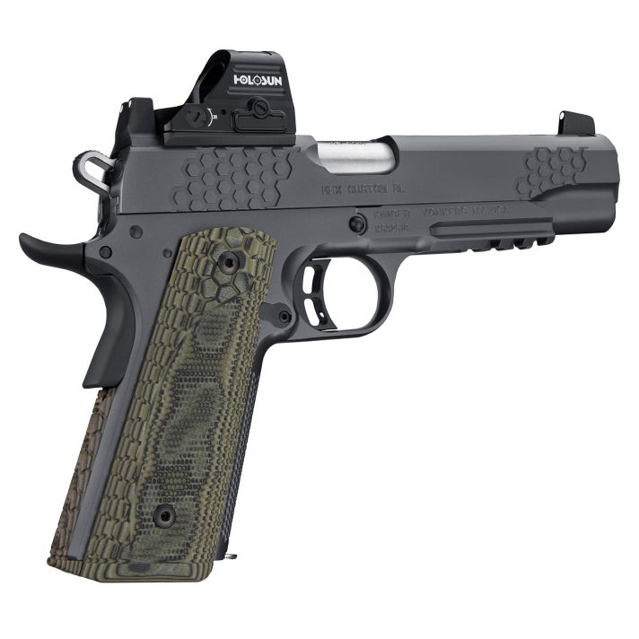 Kimber Mfg.,inc 3000437 KHX Custom RL (OI) 9mm 9+1 5" Front Serrations Stainless Steel Slide Gray KimPro II G-10 Grip