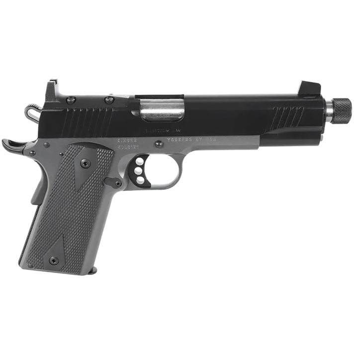 Kimber Mfg.,inc 3000456 Custom LW Shadow Ghost OR TFS 45 ACP 8+1 5" Black Match Grade KimPro Black Optic Ready Stainless Slide KimPro Gray F/S Rubber Grip Crimson Trace Urban Camouflage Grip