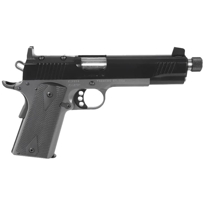 Kimber Mfg.,inc 3000457 Custom LW Shadow Ghost OR TFS 9mm 9+1 5" Black Match Grade KimPro Black Optic Ready Stainless Slide KimPro Gray F/S Rubber Grip Crimson Trace Urban Camouflage Grip