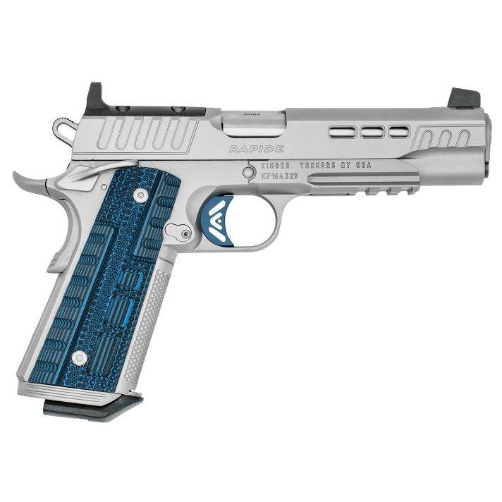 Kimber Mfg.,inc 3000454Rapide ICE OR 45 ACP 8+1 5" Stepped Cocking Serrations Stainless Steel Slide G-10 Grip