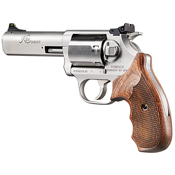 Kimber Mfg, Inc 3400031CA K6S Combat *CA Compliant DA/SA 357 Mag 6 Shot 4" Brushed Stainless Steel Barrel & Cylinder, Brushed Stainless Stainless Steel Frame, Diamond Checkering Grip, Exposed Hammer