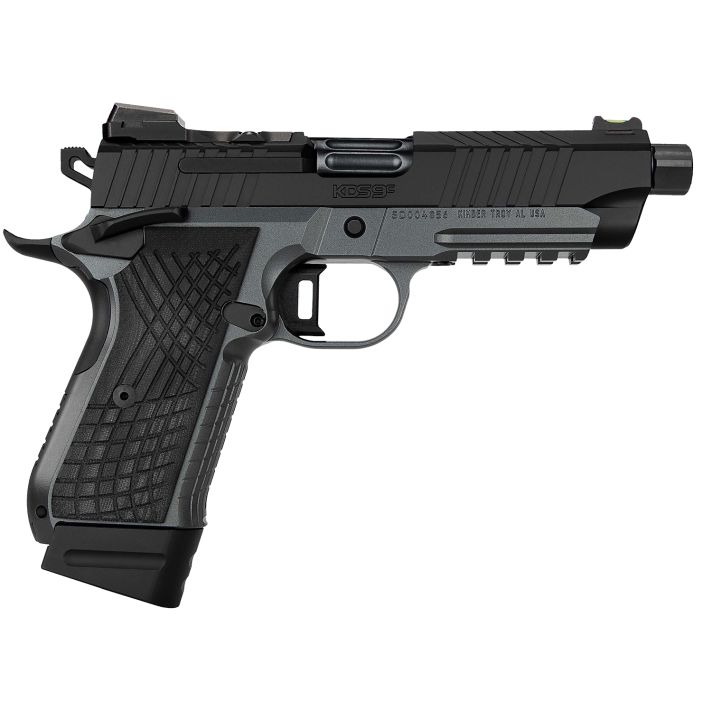 Kimber Mfg.,inc 3100021 KDS9C TFS 9mm 15+1 18+1 4.60" KimPro Gray/Black Front and Rear Serrations Stainless Steel G-10 Grip