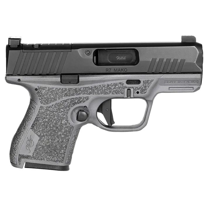 Kimber Mfg.,inc 3800023 R7 Mako OR Bundle 9mm 10+1 3.37" FNC Stainless Steel Slide Molded Stippling Gray