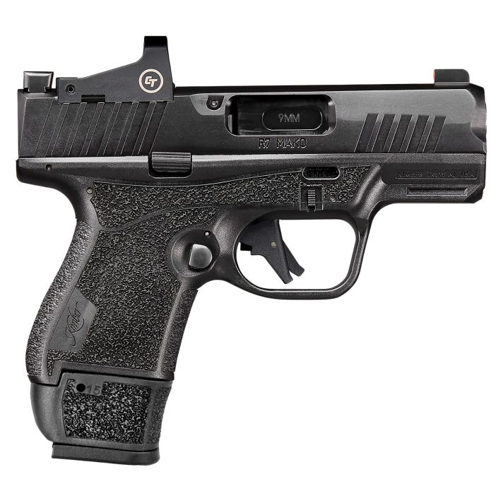 Kimber Mfg.,inc 3800035 R7 Mako OR Bundle 9mm 15+1 3.37" FNC Stainless Steel Slide Molded Stippling Black Crimson Trace CT-1500