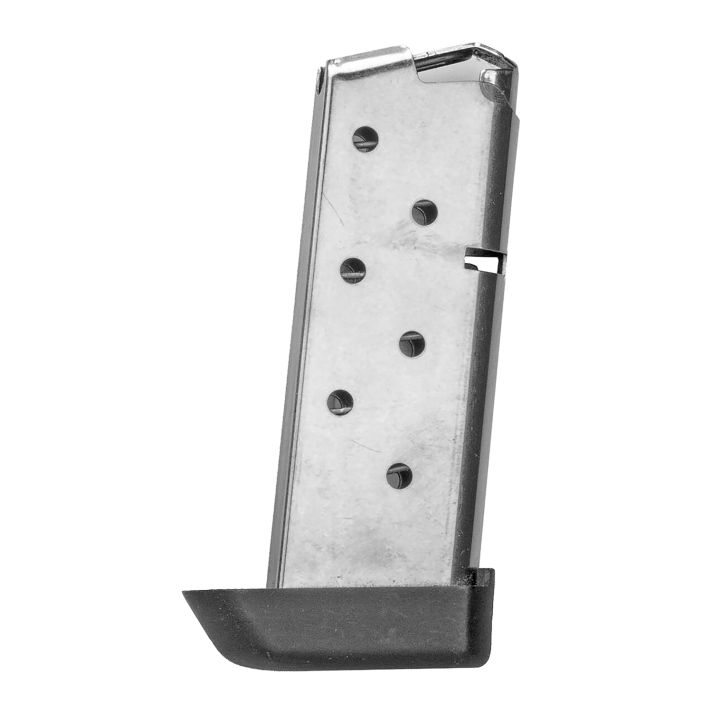 Kimber Mfg.,inc 1200164A Micro w/ Base Pad 7rd 380 ACP Silver Stainless Steel