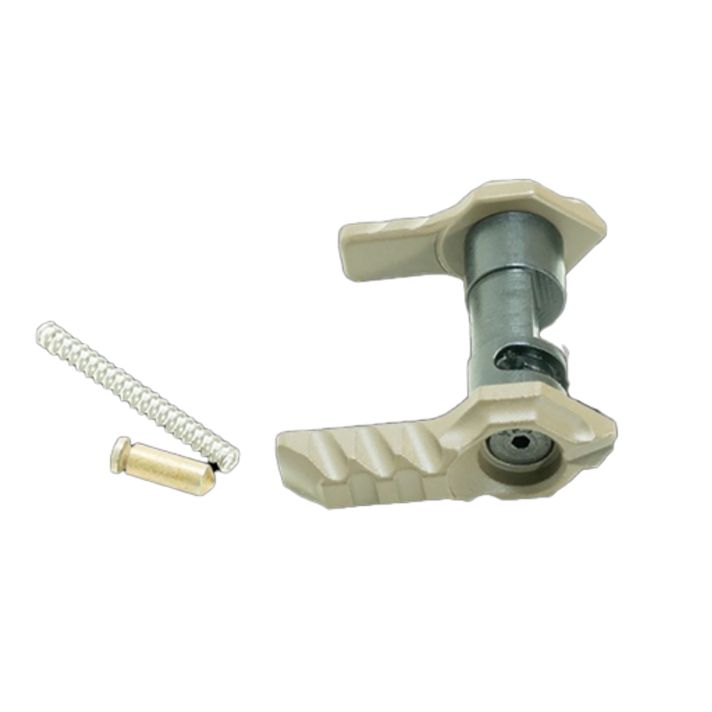 Timber Creek Outdoors GAMBISSD Greyman Safety Selector Desert Aluminum