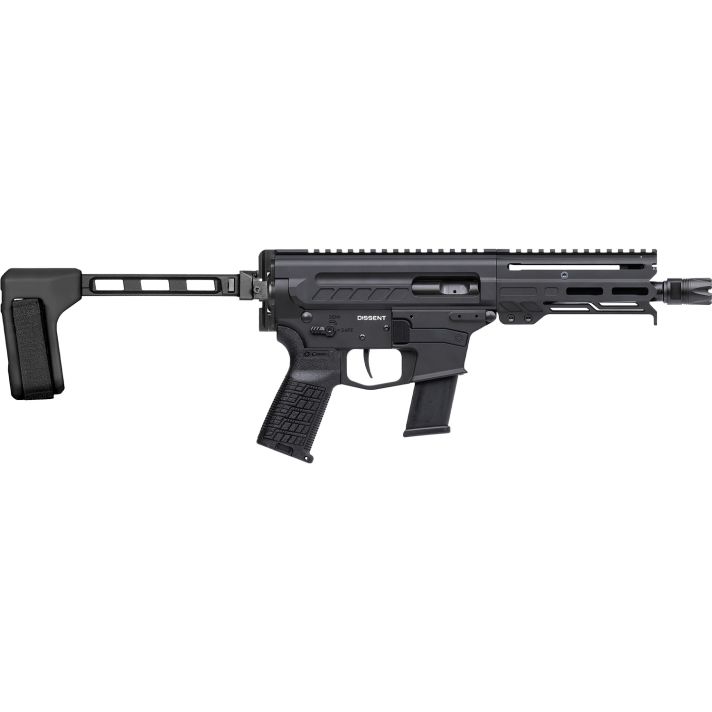 CMMG 45A250F-AB Dissent MKG 45 ACP 13rd 6.50" 5.5"Proprietary Handguard 7075-T6 Aluminum CMMG Zeroed Grip