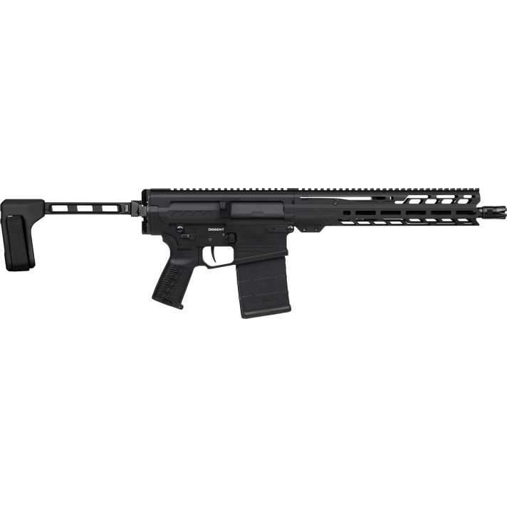 CMMG 33A380C-AB Dissent MK3 8.6 Blackout 20rd 12.50" Black Nitride 7075-T6 Aluminum Receiver 11" Proprietary Handguard CMMG Zeroed Grip