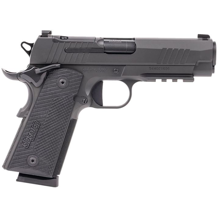 Sig Sauer 1911XCA45BXR3 1911 XCarry 45 ACP 8rd 4.25" Black DLC Black DLC Optic Ready Stainless Steel Slide Black DLC Black G10 Grip