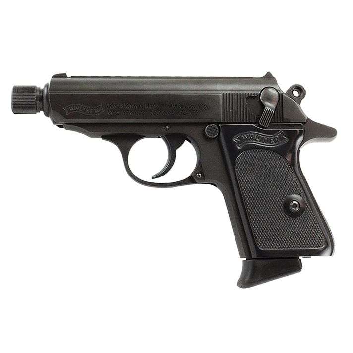 Walther Arms 4796061 PPK32 ACP 6+1 3.30" Black Steel Threaded Barrel, Black Serrated Steel Slide, Black Steel Frame w/Beavertail Textured, Polymer Grip