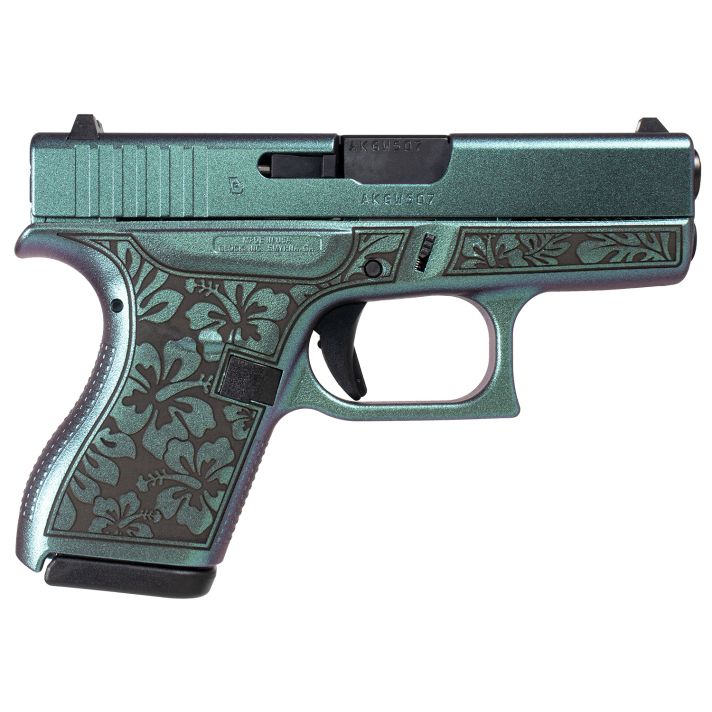 Glock UI4250204HIBMAKO G42 Gen3 Sub-Compact Frame 380 ACP 6+1 3.25" Black Steel Barrel Serrated Steel Slide Polymer Frame Right Hand