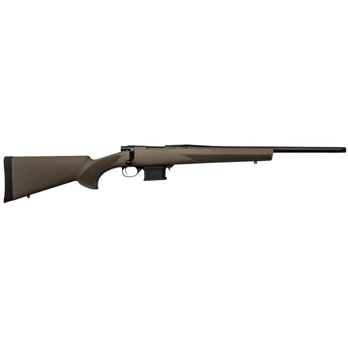 Howa HMA6ARCSG M1500 Mini Action 6mm ARC 5+1 22" Black Steel Threaded Barrel, Matte Blue Steel Receiver Drilled & Tapped, Fixed HTI Green Synthetic Stock