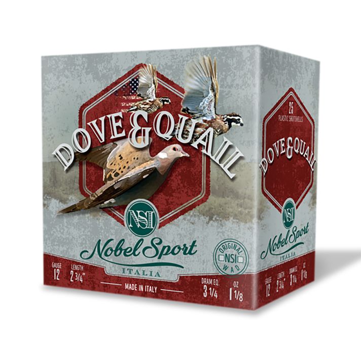 Nobel/Eurosports LLC ANSF126 Dove & Quail12Gauge 2.75" 1 1/8oz 6Shot 250rds/Box