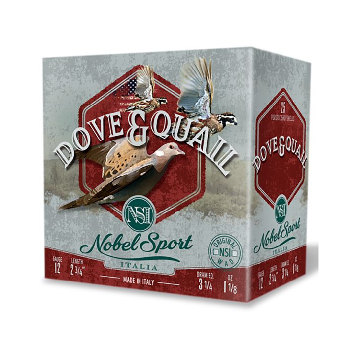 Nobel/Eurosports LLC ANSF1275 Dove & Quail12Gauge 2.75" 1 1/8oz 7.5Shot 250rds/Box