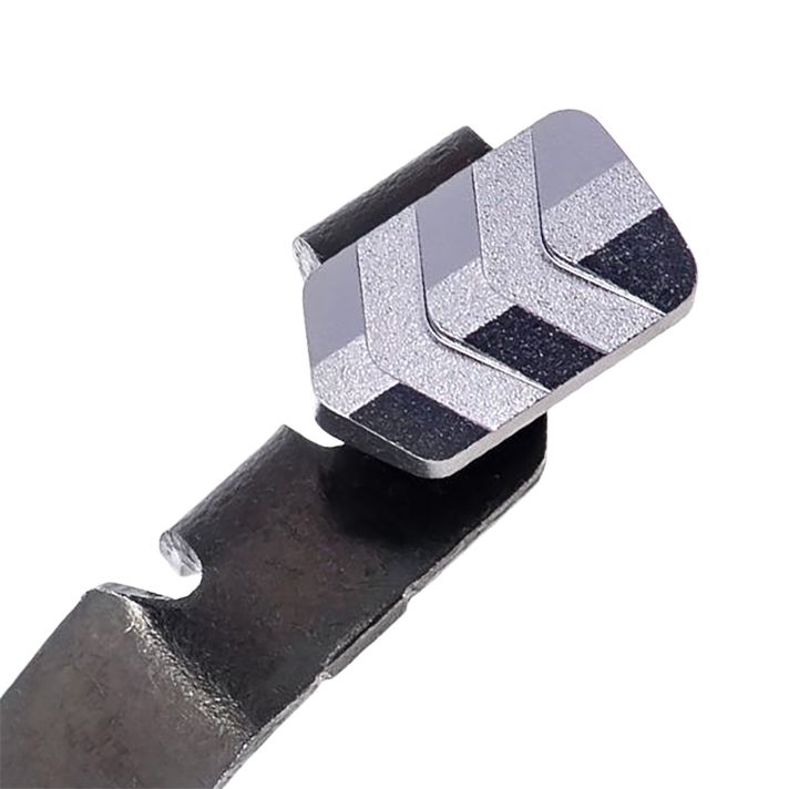 Tyrant CNC TDGSTOP48G Extended Slide Release9mm Glock 42/43/43X/48 Gray 6061 Aluminum