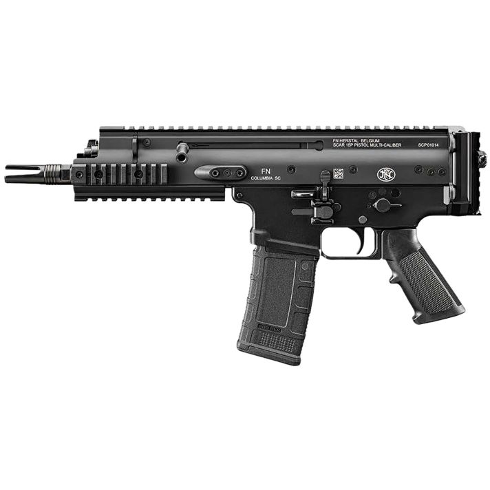 FN 38101242 SCAR 15P 300 Blackout 30+1 7.50" Black Chrome Lined Steel Barrel, Black Anodized Aluminum Picatinny Rail Receiver, Black Polymer Grip, Ambidextrous