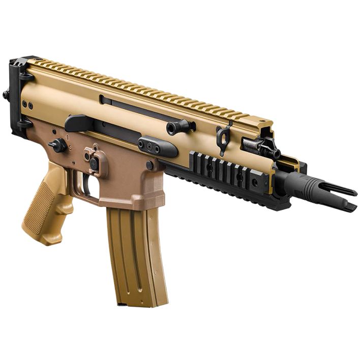 FN 38101243 SCAR 15P 300 Blackout 30+1 7.50" Chrome Lined Steel Barrel, Flat Dark Earth Anodized Aluminum Picatinny Rail Receiver, FDE Polymer Grip, Ambidextrous