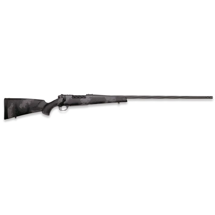 Weatherby MLW01N7MMRR8B Mark V Live Wild 7mm Rem 3+1 26" Gray Cerakote Fluted Threaded Barrel, Gray Cerakote Drilled & Tapped Steel Receiver, Fixed Black w/Gray Accents Polymer Stock, Right Hand
