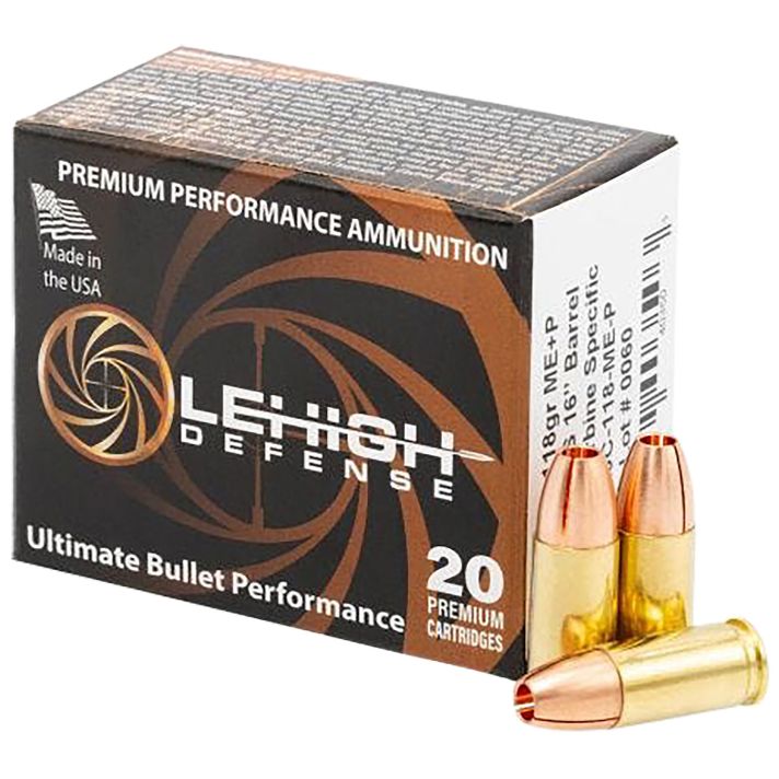 Wilson Combat LA9C118MEP 9mm 118gr 20 Per Box/10 Case