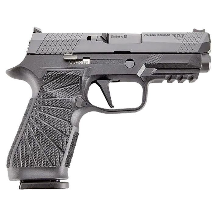 Wilson Combat SIGWCP320C9BATS P320 Carry 9mm 3.90" Black DLC Serrated Stainless Steel Slide