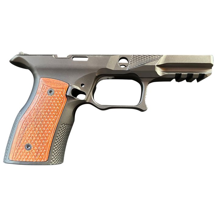 Sharps Bros SBGM16 Echelon Grip Module Black Anodized 7075 Aluminum Frame Cherry Grip