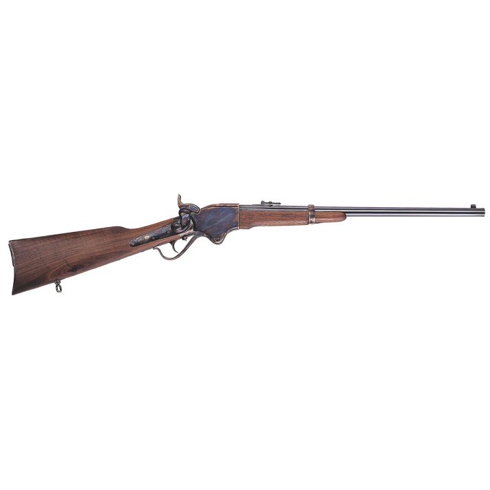 Cimarron AS530 1865 Spencer 45 Long Colt 7+1 20" Blued Round Barrel, Color Case Hardened Receiver, Walnut Stock, Right Hand
