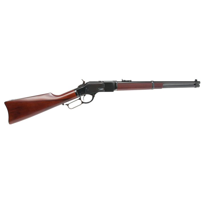 Cimarron CA2057AS1 1873 US Marshal Indian Territory Carbine 357 Mag 9+1 18.50" Blued Round Barrel, Fixed Walnut Stock
