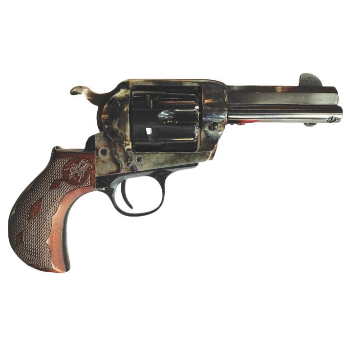 Cimarron PP340MALO2 El Malo 2 357 Mag 38 Special 6 Shot 3.50" Color Case Hardened Octagon Barrel, Color Case Hardened Frame, Smooth Walnut Grip, Exposed Hammer