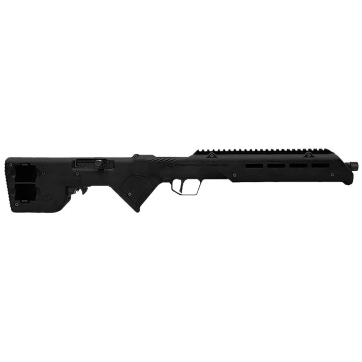 Desert Tech TRKRF2218BLKTrek-22 Black Compact 22 LR 18" Free Floating Steel Barrel, Picatinny Rail Receiver, M-LOK Handguards, Fixed Polymer Stock, Suppressor Ready