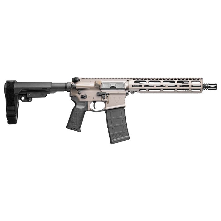 Vktr Industries V31100916618 VK-1Forged 5.56 NATO 10.50" SBA3 Brace Flat Dark Earth