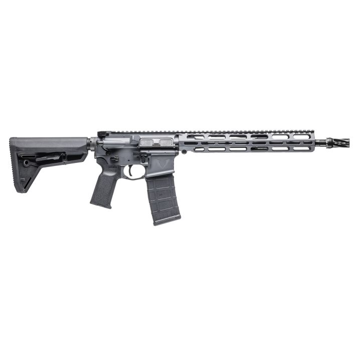 Vktr Industries V31100916606 VK-1PW5.56 13.70" Sniper Gray Cerakote Low Profile M-LOK Handguard Black Magpul K2 Grip