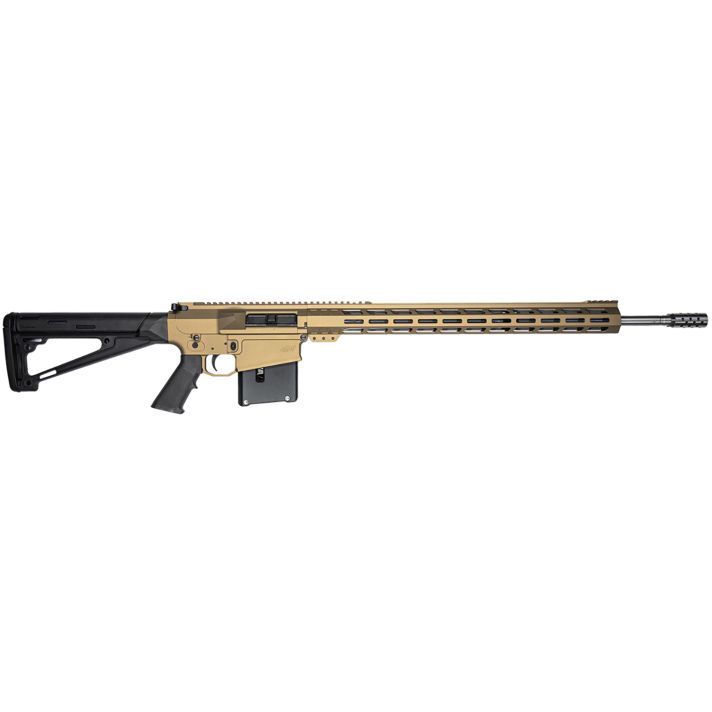 Great Lakes Firearms GL10LA7REMSSBRZ GLFA7mm 5+1 24" Stainless Threaded Barrel, Bronze Cerakote Picatinny Rail Aluminum Receiver, M-LOK Handguard, Fixed Black Synthetic Stock, Mil-Spec Grip
