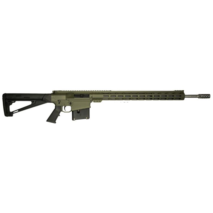 Great Lakes Firearms GL10308SSODG GLFA308 Win 10+1 18" Stainless Threaded Barrel, OD Green Cerakote Picatinny Rail Aluminum Receiver, 6 Position Mil-Spec Black Synthetic Stock, Mil-spec Polymer Grip