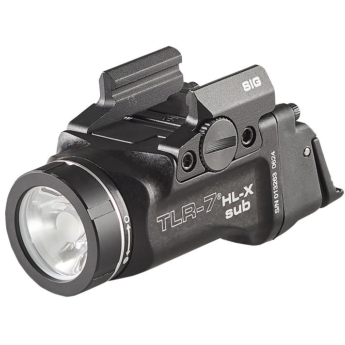 Streamlight 69504 TLR-7 HL-X SUB USBBlack 6000 Series Aluminum Sig P365/XL 1000 Lumens